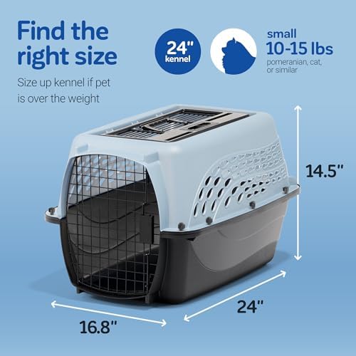 Petmate Two Door Plastic Pet Kennel