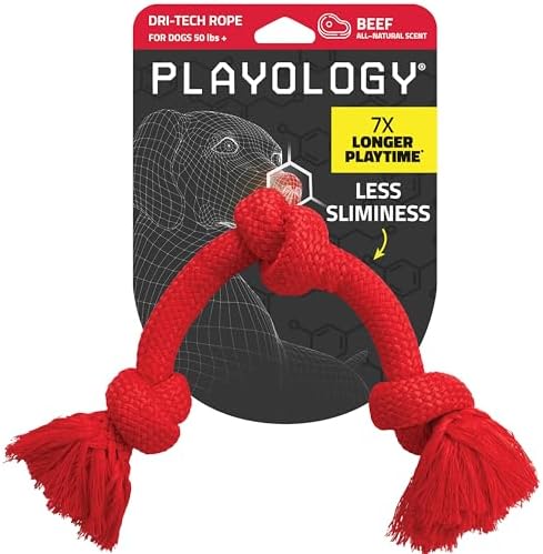 Playology Tug Rope Dog Toys for Large Breed Dogs