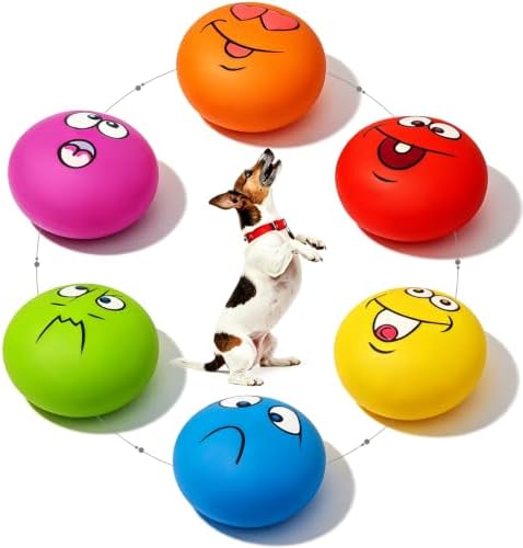 HOLYSTEED Latex Squeaky Dog Toys