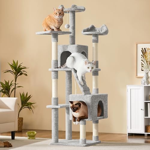 Yaheetech XL Cat Tree, 72in Multi-Level Cat Tower