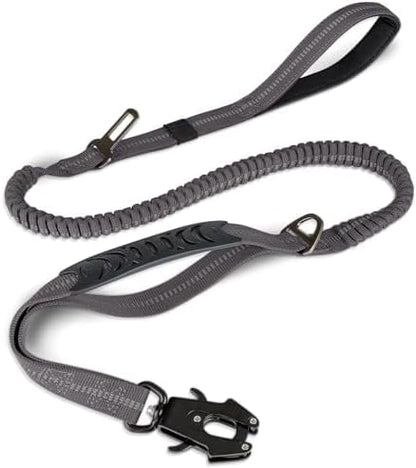 Joytale Tactical Bungee Dog Leash, Shock Absorbing No Pull