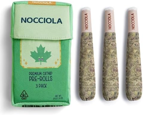 Nocciola 3 Pack Catnip Toys for Cats, Funny Cat Toys Filled