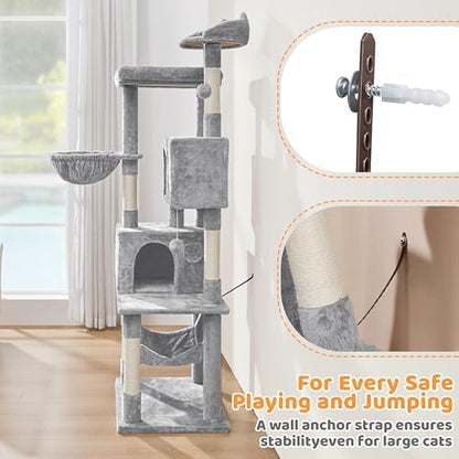Yaheetech 73in Cat Stand, Large Cat Tree