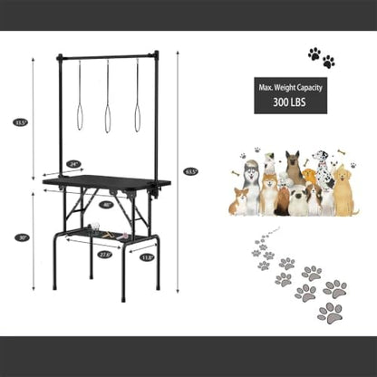 46 Inch Foldable Dog Grooming Table