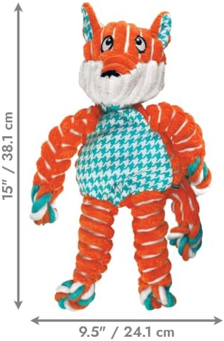 KONG Floppy Knots Rope and Plush Dog Toy, Medium/Large