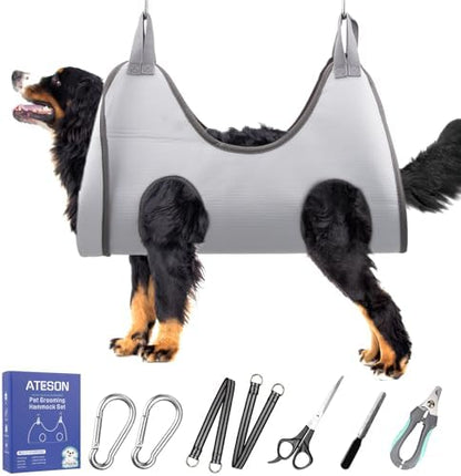 ATESON Pet Grooming Hammock Harness