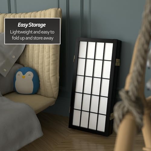 2 ft. Short Desktop Window Pane Shoji Screen
