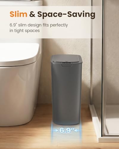 Cesun 5 Gallon Automatic Bathroom Trash Can