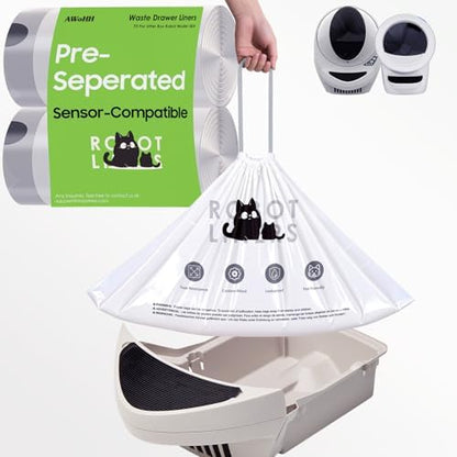40 Pack Automatic Litter Box Bags Fit