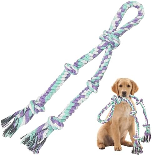 Dog Rope Toys for Large/Medium Aggressive Chewers, Tough Cotton Chew Toy