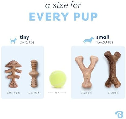 Benebone Puppy 4-Pack Dog Chew Toys