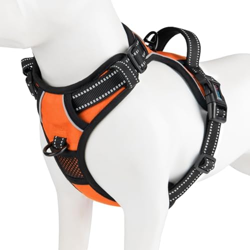 PHOEPET No Pull Dog Harnesses for Small Puppies Reflective Adjustable