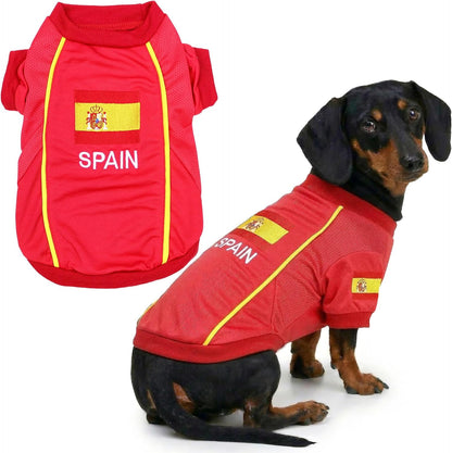 Parisian Pet Soccer Jersey for Dogs – Breathable Mesh Team Jersey, XS–5XL