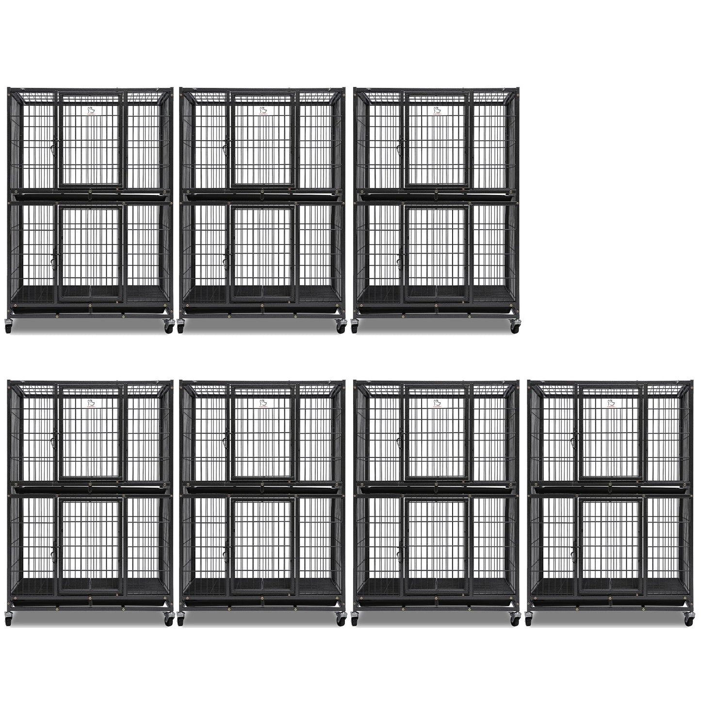 31" Two-Tier Dog Crate 46A