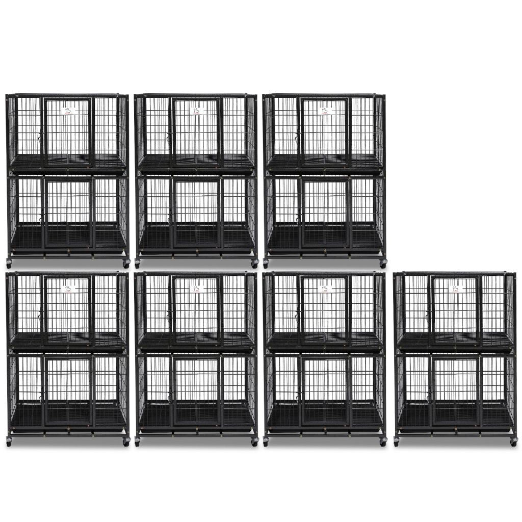 31" Two-Tier Dog Crate 46A
