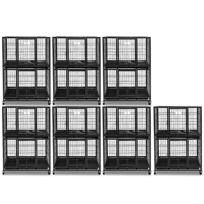 31" Two-Tier Dog Crate 46A