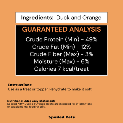 Duck à l’Orange Freeze-Dried Cat Treats