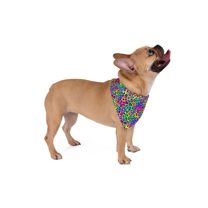 Bespattered Facade Candy Coated Neon Leopard Bandana