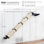 Slanted Cat Scratcher for Wall