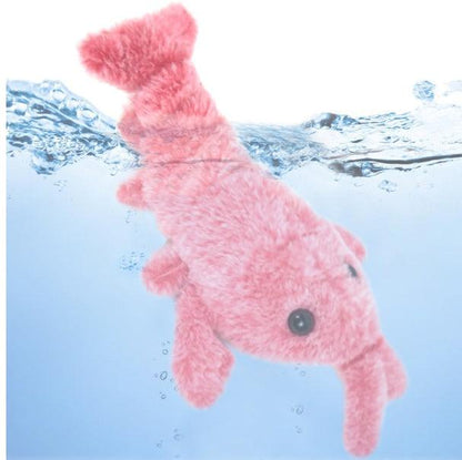 Interactive Lobster Plush Cat Toy