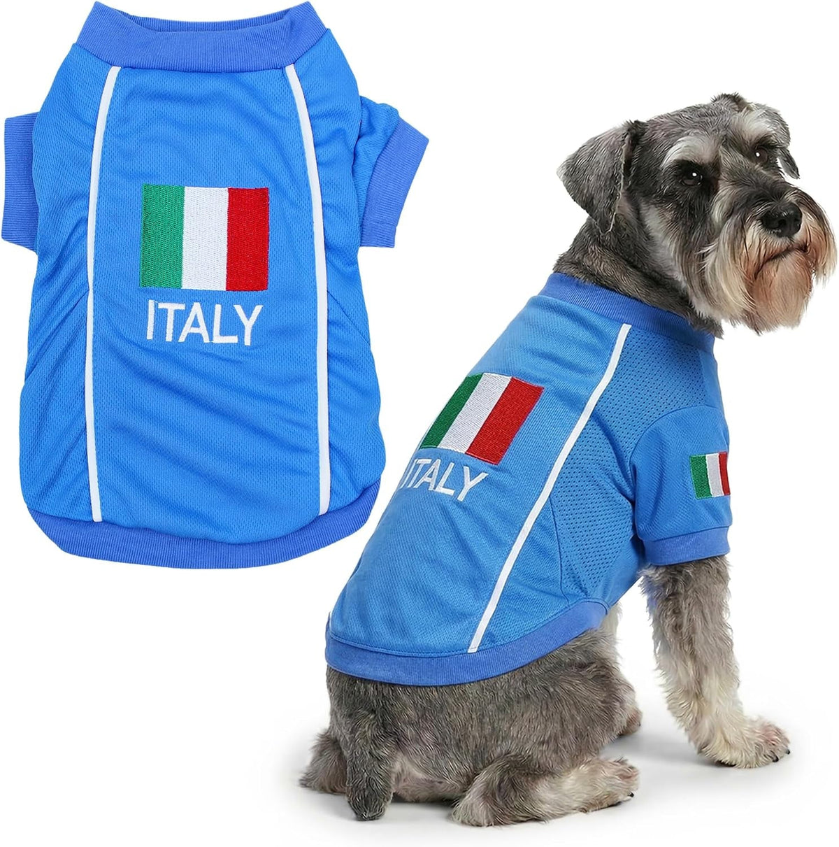 Parisian Pet Soccer Jersey for Dogs – Breathable Mesh Team Jersey, XS–5XL