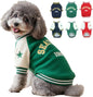 Warm Dog Varsity Jacket Heavyweight Fleece Pet Coat Small-4XL