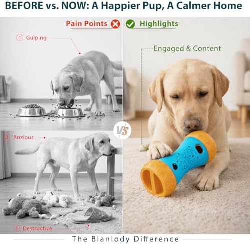Treat Dispensing Dog Puzzle Toy, Interactive Dog Toys