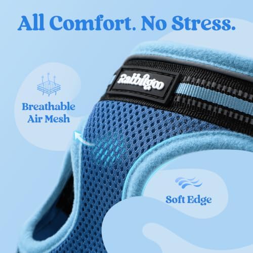 rabbitgoo Cat Harness and Leash Set, Step-in Soft Vest