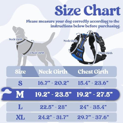 rabbitgoo Dog Harness Medium Sized, Updated Easy On & Off
