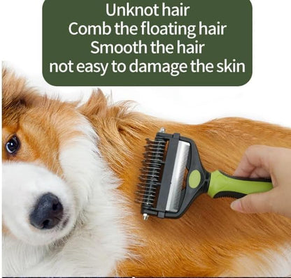 3-IN-1 Pet Deshedding and Grooming Tool, Cat Grooming Brush