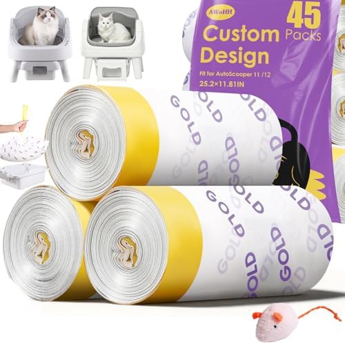45 Count Automatic Cat Litter Bags