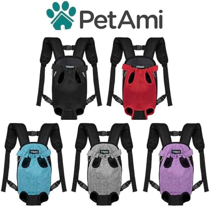 PetAmi Dog Carrier Backpack, Adjustable Pet Cat Front Carrier Backpack