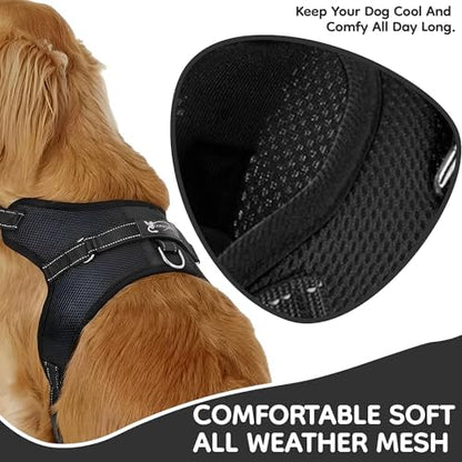 No Pull Reflective Adjustable Dog Harness