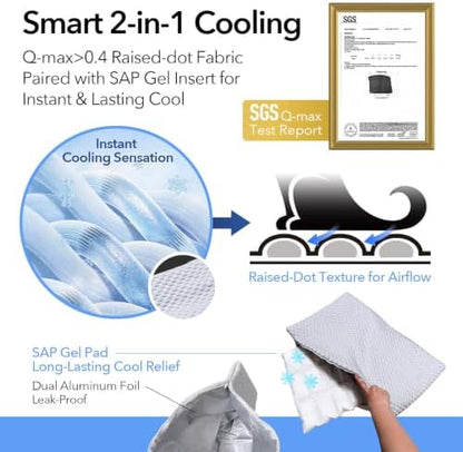 2-in-1 Cooling Pet Mat & Crate Pad