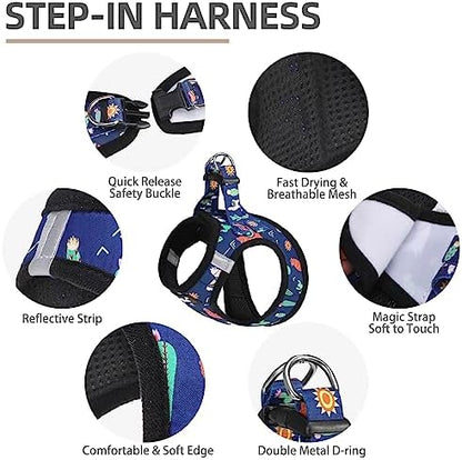 PUPTECK Dog Harness, Collar and Leash Set No Pull