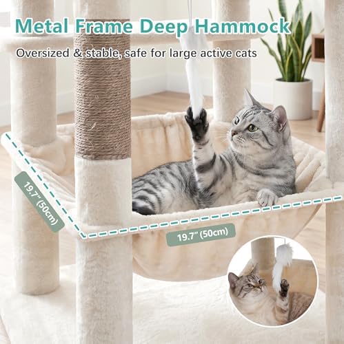 Cat Tree, 81.1" Skyward Corner Cat Tower