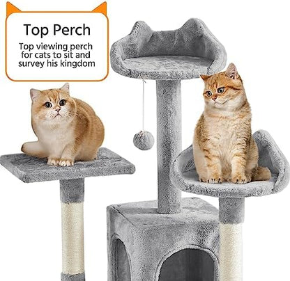 Yaheetech XL Cat Tree, 72in Multi-Level Cat Tower