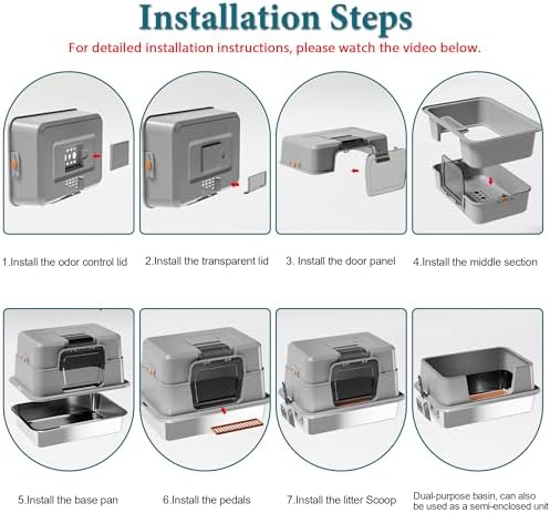 Stainless Steel Cat Litter Box