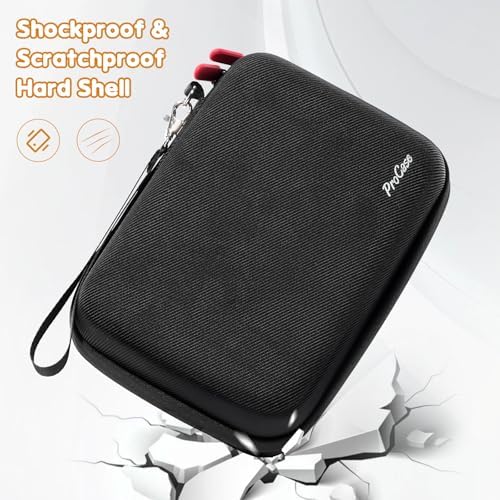 ProCase Hard Pet Grooming Tool Storage Case -Black