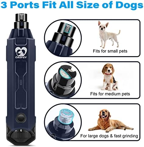 Casfuy 6-Speed Dog Nail Grinder
