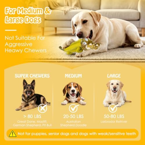 Jeefome Dog Chew Toys for Aggressive Chewers