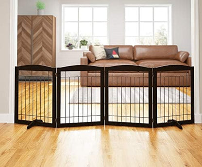 PAWLAND Extra Wide Foldable Dog gate