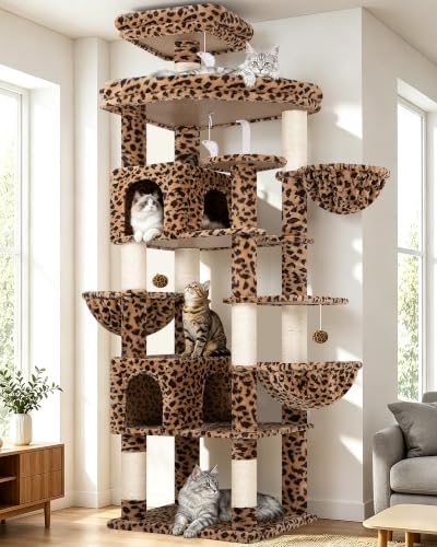 Globlazer 82in Leopard Extra Large Cat Tree