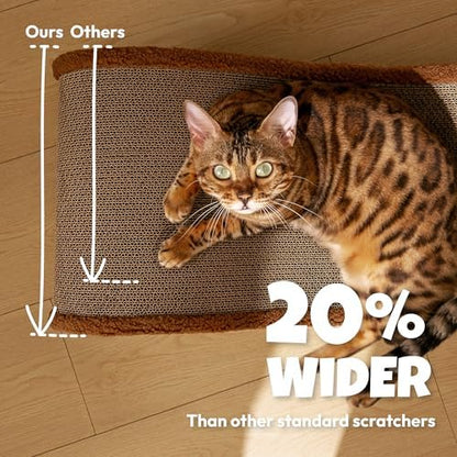 Cloud Lounge Cat Scratching Pad, Reversible Scratch Board