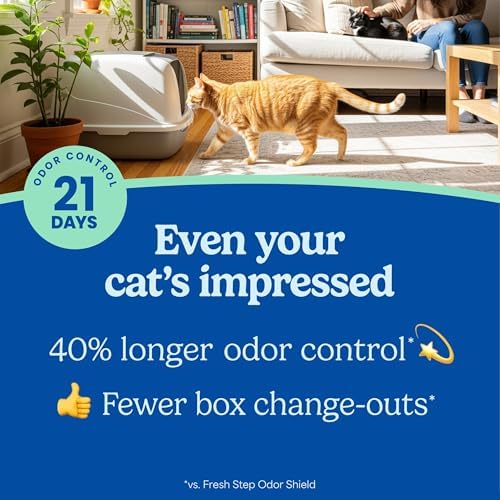 Fresh Step Advanced Ever Fresh Multi Cat Clumping Cat Litter, 16 lb., 2 Pk