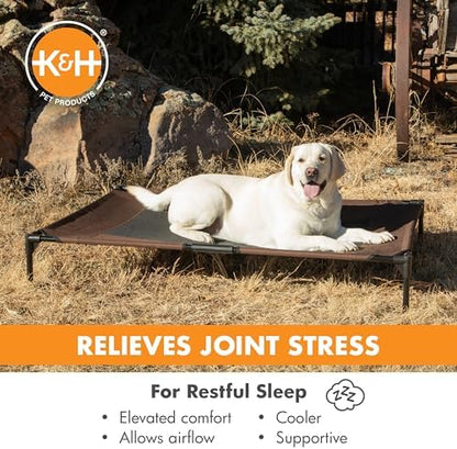 K&H Outdoor Elevated Dog Bed, Cooling Raised Dog Bed