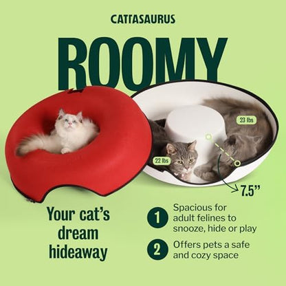 Cattasaurus Peekaboo Cat Cave Donut