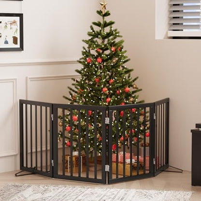 Freestanding Foldable Dog Gate