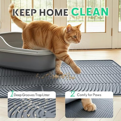 Pawtasy Cat Litter Mat