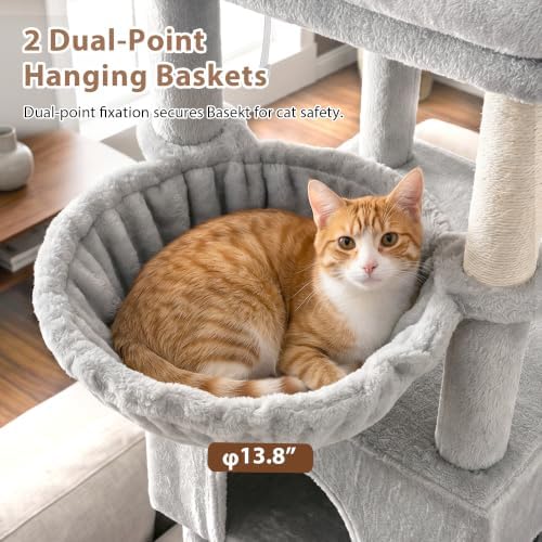 Gitelsnour Cat Tree, 78.7'' Tall Tower
